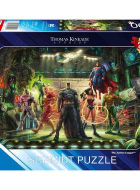 德国Schmidt1000片益智有趣成人进口拼图DC正义联盟超人蝙蝠侠