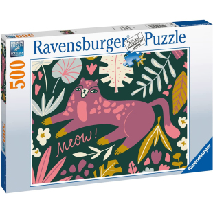 现货包邮 德国Ravensburger 500片 进口拼图 潮流小猫 益智有趣