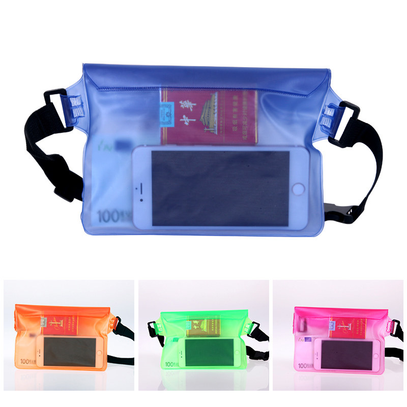 跨境外贸超大手机防水腰包海边游泳溯溪漂流透明防水袋三道密封,运动包/户外包/配件,手机袋,淘宝优惠券,粉丝福利购,淘宝优惠卷