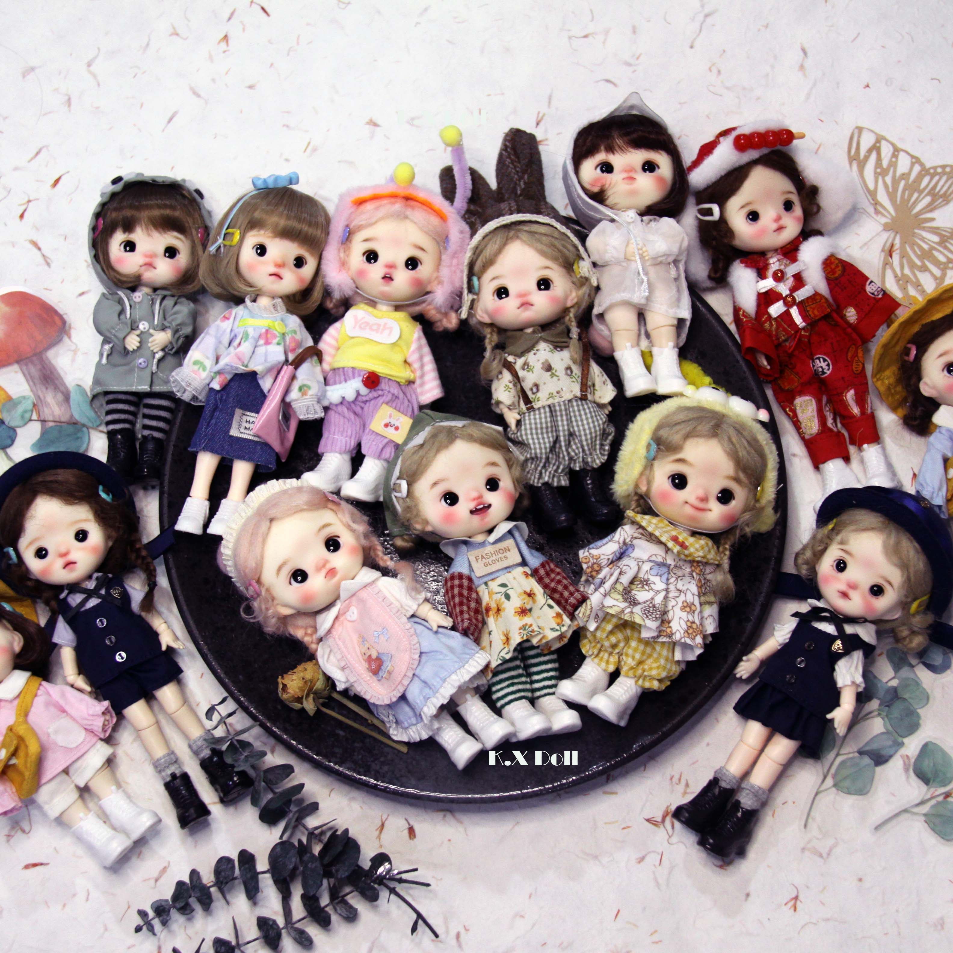 Ob11 娃娃 现货原创可动眼娃头 bjd潮玩礼物整娃套装12分 KXDoll,模玩/动漫/周边/娃圈三坑/桌游,BJD/SJD/胶皮/OB娃娃,淘宝优惠券,粉丝福利购,淘宝优惠卷