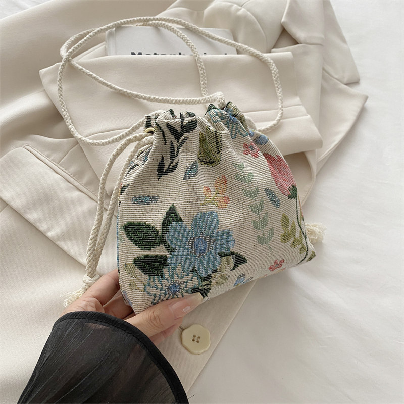 新中式帆布小包包女2025新款潮ins水桶手机包外出通勤单肩斜挎包,箱包皮具/热销女包/男包,通用款女包,淘宝优惠券,粉丝福利购,淘宝优惠卷