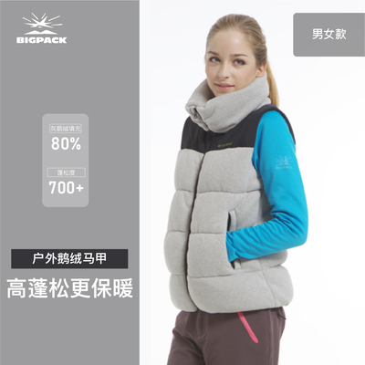 BIGPACK羽绒马甲短款保暖百搭