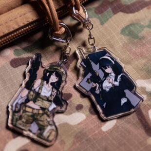【战斗少女小颜颜】专属钥匙扣亚克力吊牌第二弹