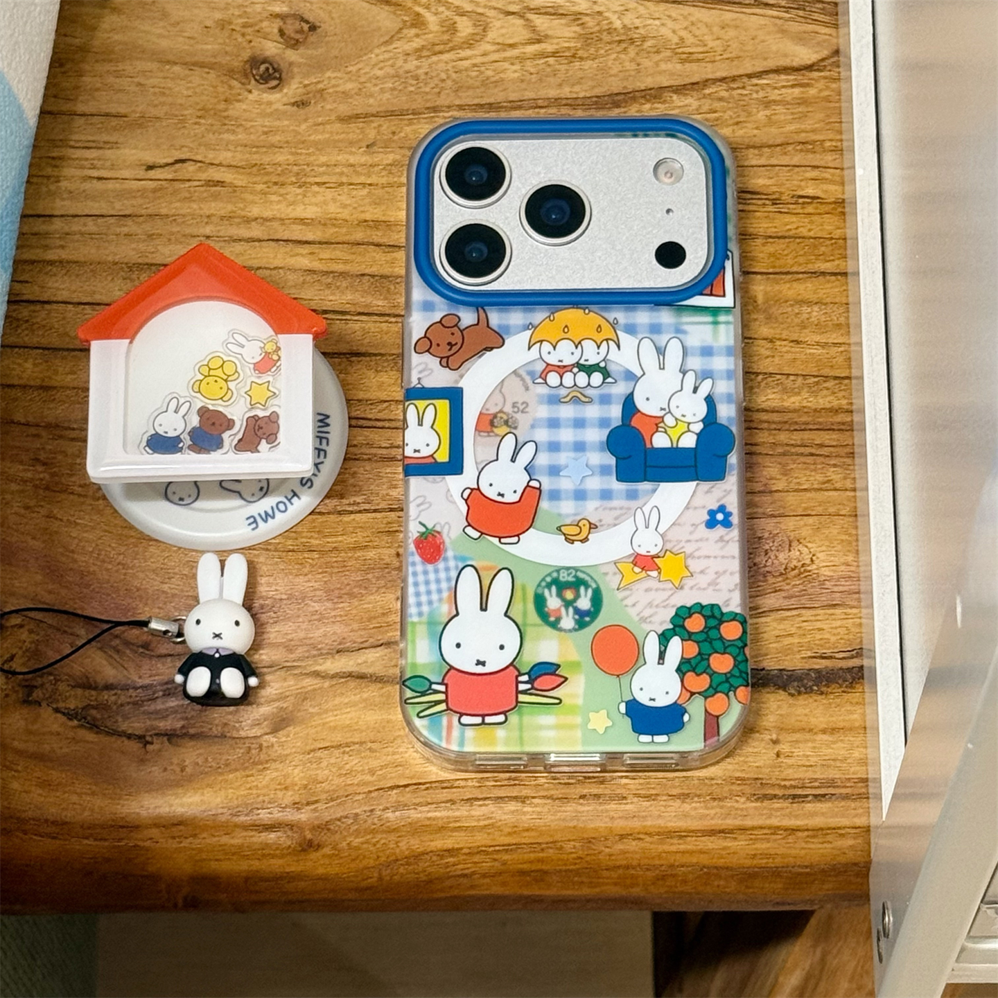 超好看~经典米菲磁吸支架壳