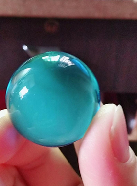 3cm水晶球玻璃弹球珠孩童按摩保健健身球手办道具假山鱼缸球装饰