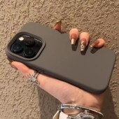 11s手机壳12pro高级neo10 奈斯炭灰色15液态硅胶Z9turbo适用vivo IQOO13 9亲肤7石墨黑6se全包z8简约z7软糯z3