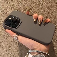 奈斯炭灰色15液态硅胶Z9turbo适用vivo IQOO13/11s手机壳12pro高级neo10/9亲肤7石墨黑6se全包z8简约z7软糯z3