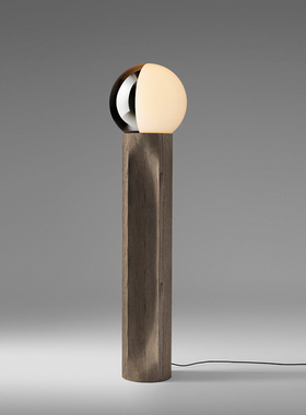 意大利原装进口 Penta Je Suis客厅书房简约橡木大理石创意落地灯