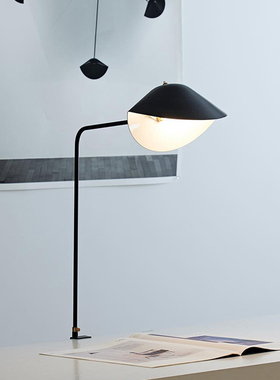 法国原装进口Serge Mouille AGRAFÉE现代简约书房书桌金属台灯