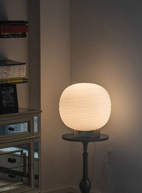 意大利进口Foscarini gem现代个性卧室客厅装饰蛋灯台灯