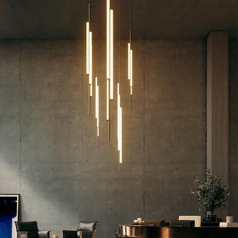 西班牙进口Marset Ambrosia简约现代客厅卧室楼梯长条吊灯