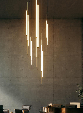 西班牙进口Marset Ambrosia简约现代客厅卧室楼梯长条吊灯