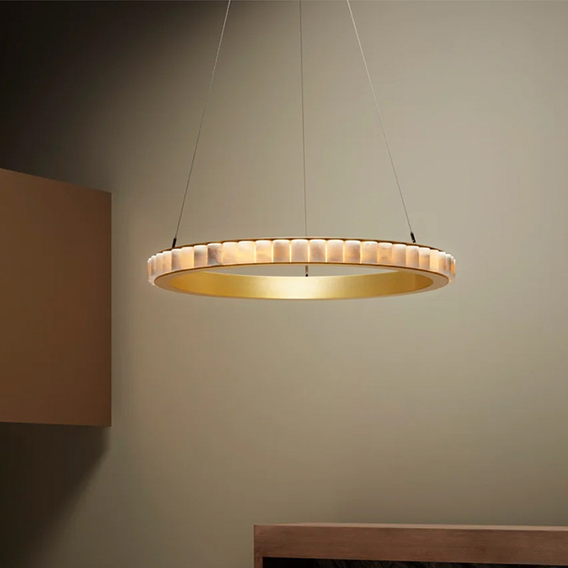英国原装进口CTO Lighting Avalon现代轻奢别墅餐厅艺术石艺吊灯