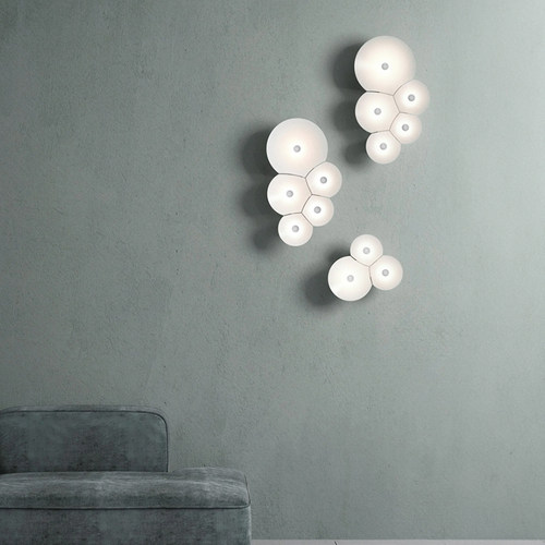 意大利原装进口Luceplan Bulbullia现代简约客厅轻奢艺术装饰壁灯