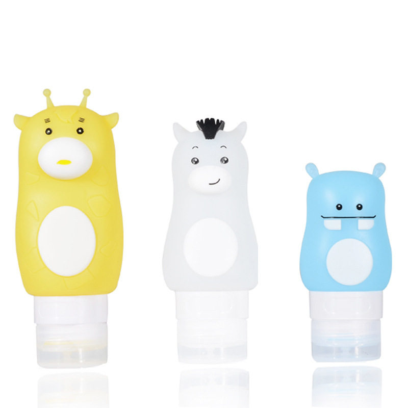 여행용공병 샴푸 화장품 소분 튜브 실리콘 용기 샴푸통 미니 90ml 이미지 2
