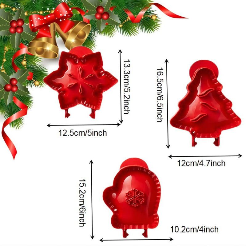 跨境ChristmasCookieMoulds苹果