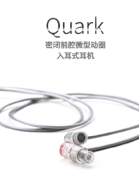 水月雨夸克2Quark2 高音质游戏音乐会议入耳式typec有线耳机