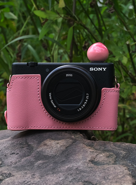 适用于索尼ZV1相机包ZV-1m2保护套ZV1F皮套ZV1二代配件真皮底座