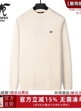 龙达飞新品【专柜同款】青年男士时尚休闲百搭针织毛衣S26101Q1