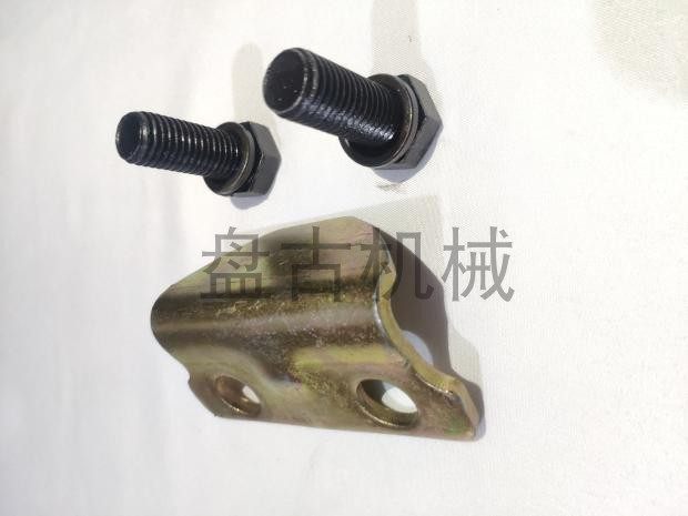挖掘机履带板橡胶块卡扣