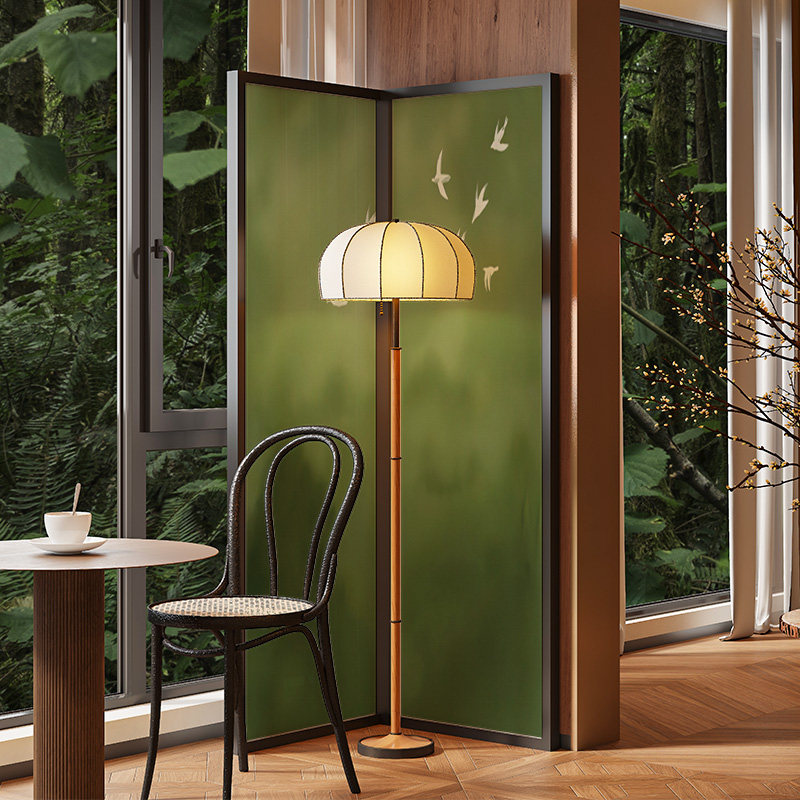 美式轻法中古风实木折叠艺术屏风隔断墙装饰客厅玄关定制移动折屏