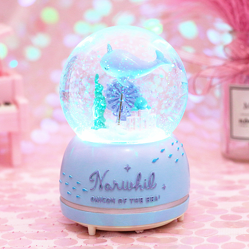 雪花毕业季情人节送女生八音盒