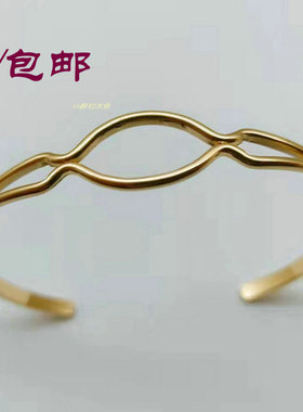 纯铜手镯，简易小手环