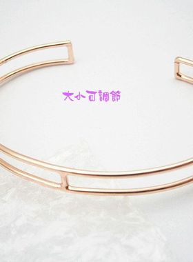 金银色简易精致女生手镯