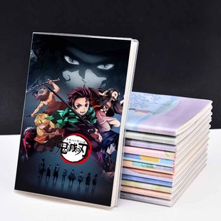 鬼灭之刃灶门祢豆子炭治郎动漫周边套胶笔记本记事作业本子文具
