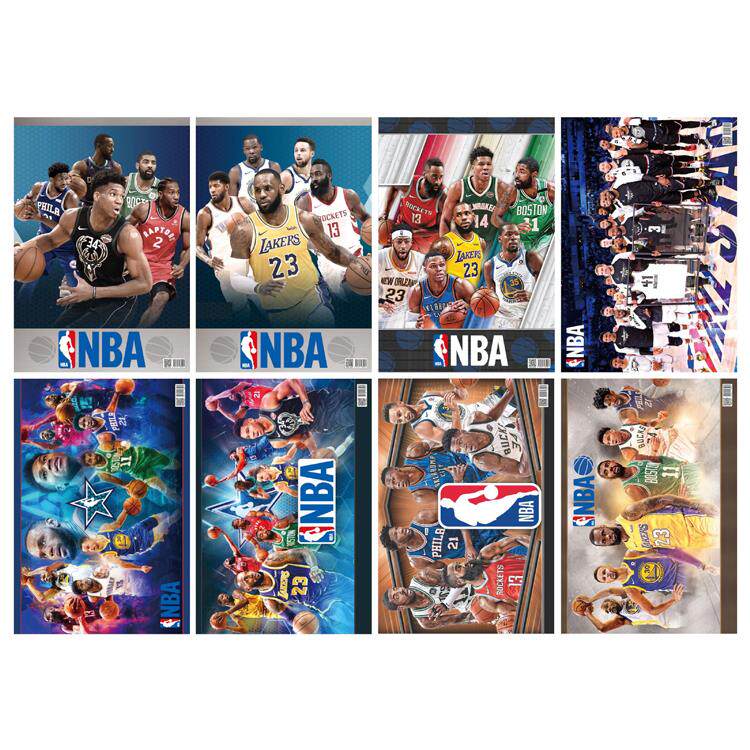 nba全明星海报墙贴宿舍贴纸库里科比艾詹姆斯欧文哈登壁纸卡贴