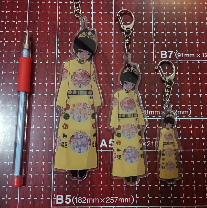 心跳文学部崇祯晴天娃娃夏树优里纱世里莫妮卡动漫游戏周边钥匙扣_虎窝淘