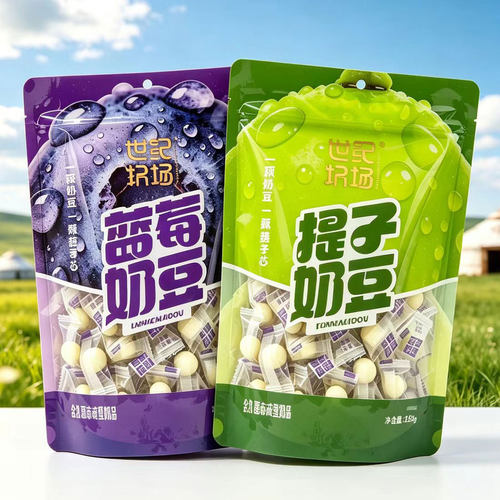世纪牧场提子奶豆蓝莓奶豆228克