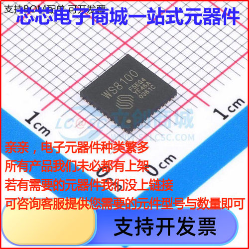 WS8100F5EQ4单晶片(MCU/