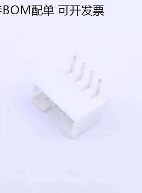 M2010R-K-04P 线对板针座 1x4P 间距:2mm 弯插 弯插,P=2mm