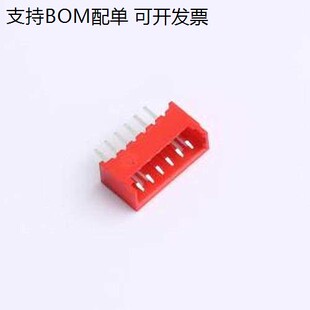 WAFER-MX1.25-6PZZ-R62 线对板针座 1x6P 间距:1.25mm 直插 系列: