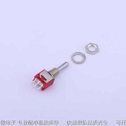 2MS3T1B1M1QES-5 钮子开关 2M系列 钮子开关 摇头开关 3件套 插件