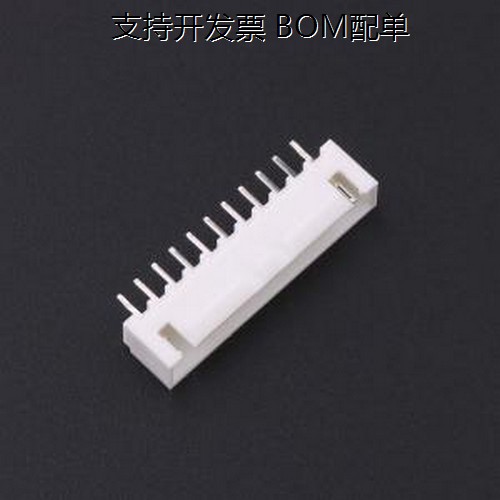 TJC3D-11A 线对板针座 1x11P 间距:2.5mm 直插 插件,P=2.5mm
