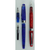 福林手工打磨昆朋198书法笔高档礼品练字学生笔树脂杆旋转帽 包邮