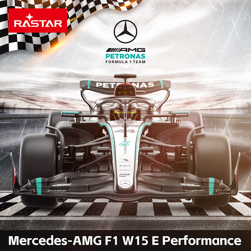 RASTAR星辉1:12奔驰F1W15正版授权方程式遥控汽车rc儿童赛车玩具