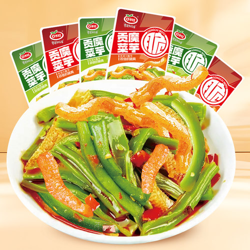 口水娃魔芋贡菜下饭菜小零食