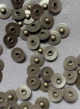 日本YKK原厂撞钉青古铜色BSX15L铆钉光板裤子专用