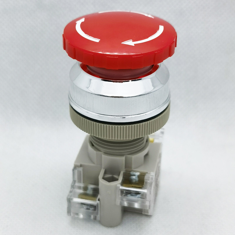 T2BKR-1C刹车按钮T3BKR-2B天德得型蘑菇常闭紧急停止急停开关22mm