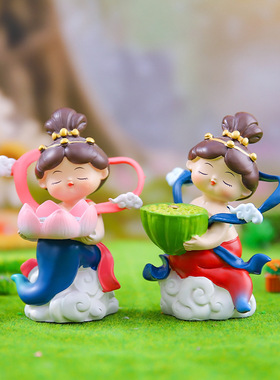 新品福禧敦煌香薰好运莲莲摆件客厅卧室家居精美潮玩装饰礼物批发