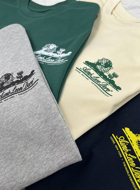 Aime Leon Dore基础款印花纽约皇后区地标建筑LOGO短袖T恤ALD