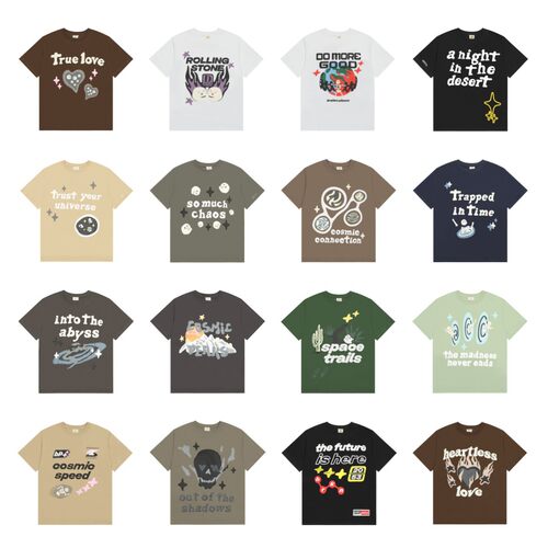 Broken planet破碎星球发泡印花潮牌男女宽松休闲夏季百搭短袖T恤