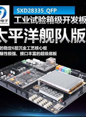 太平洋QFP 28335 DSP28335 TMS320F28335 W5300以太网 TFT触摸屏