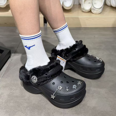 Crocs复古暖棉繁星Clog214483