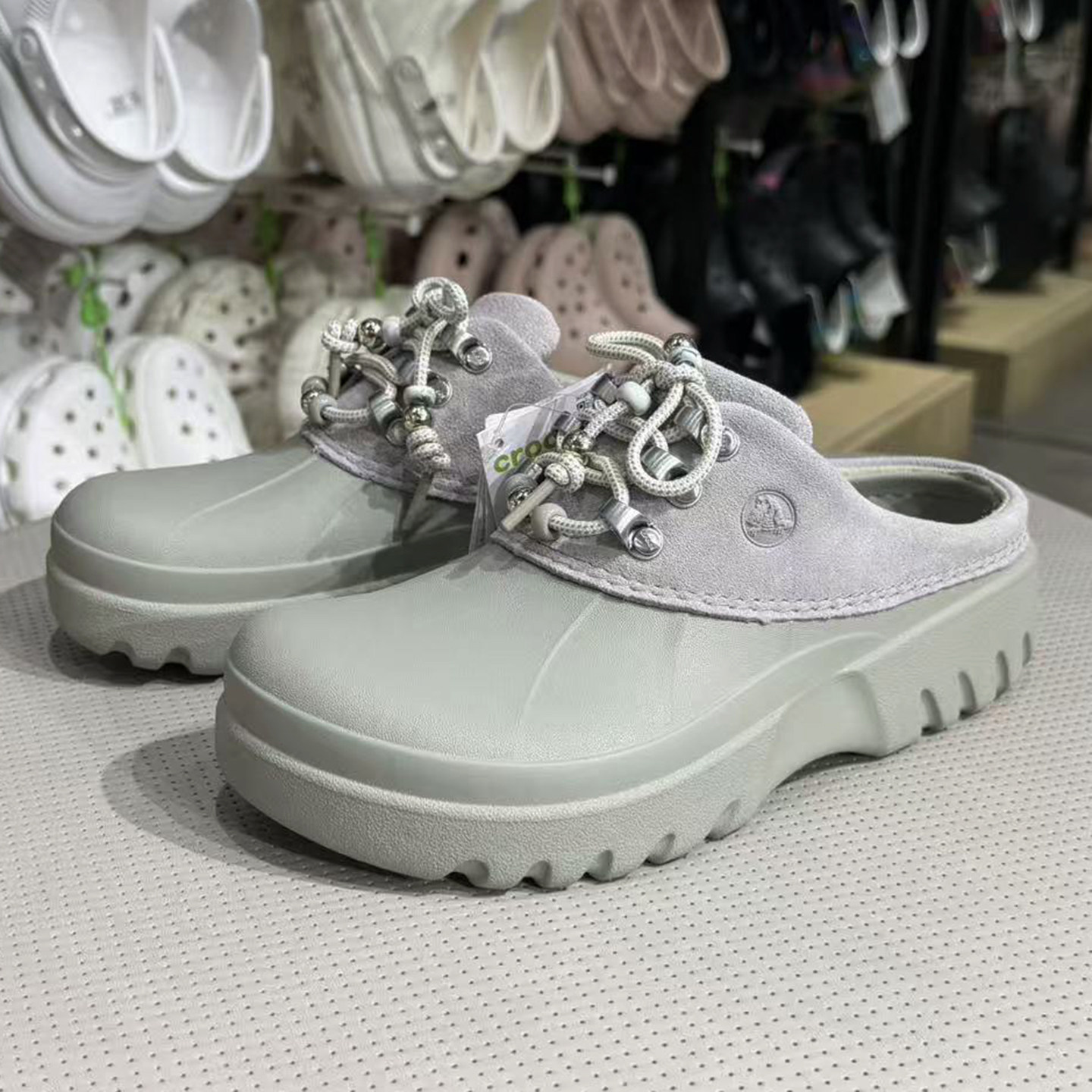 Crocs卡骆驰方糖穆勒鞋休闲女鞋
