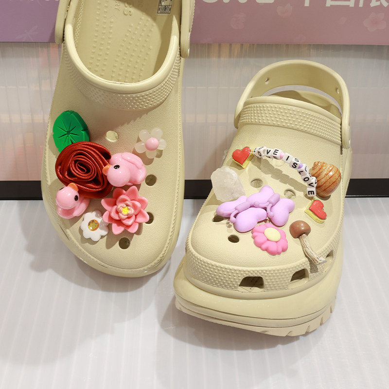 crocs智必星鞋花鞋扣3D立体配饰