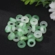 Маленькое кольцо с нефритом зеленый+белый/10 шт.